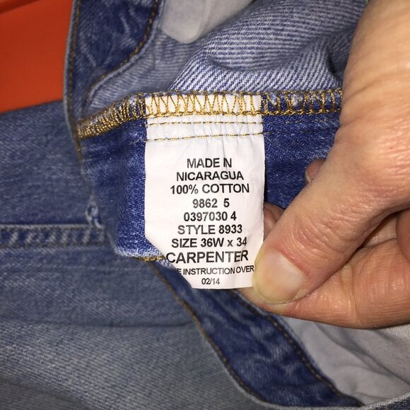 🛠🧰Saddlebred Carpenter Jeans 36x34 - Picture 5 of 6